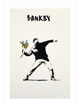 Banksy Flower Thrower - Art Print
